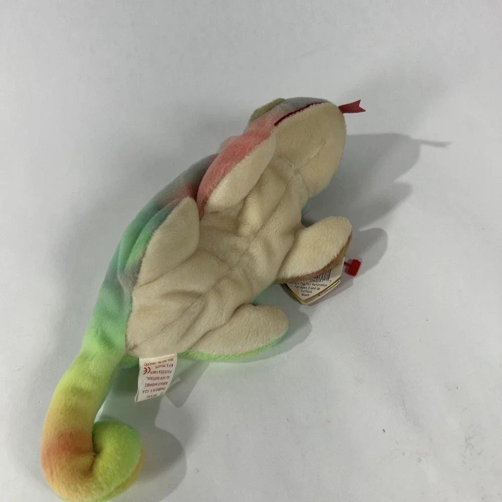 Ty Beanie Baby 9‎ inch Rainbow The Chameleon 1997 With Tag